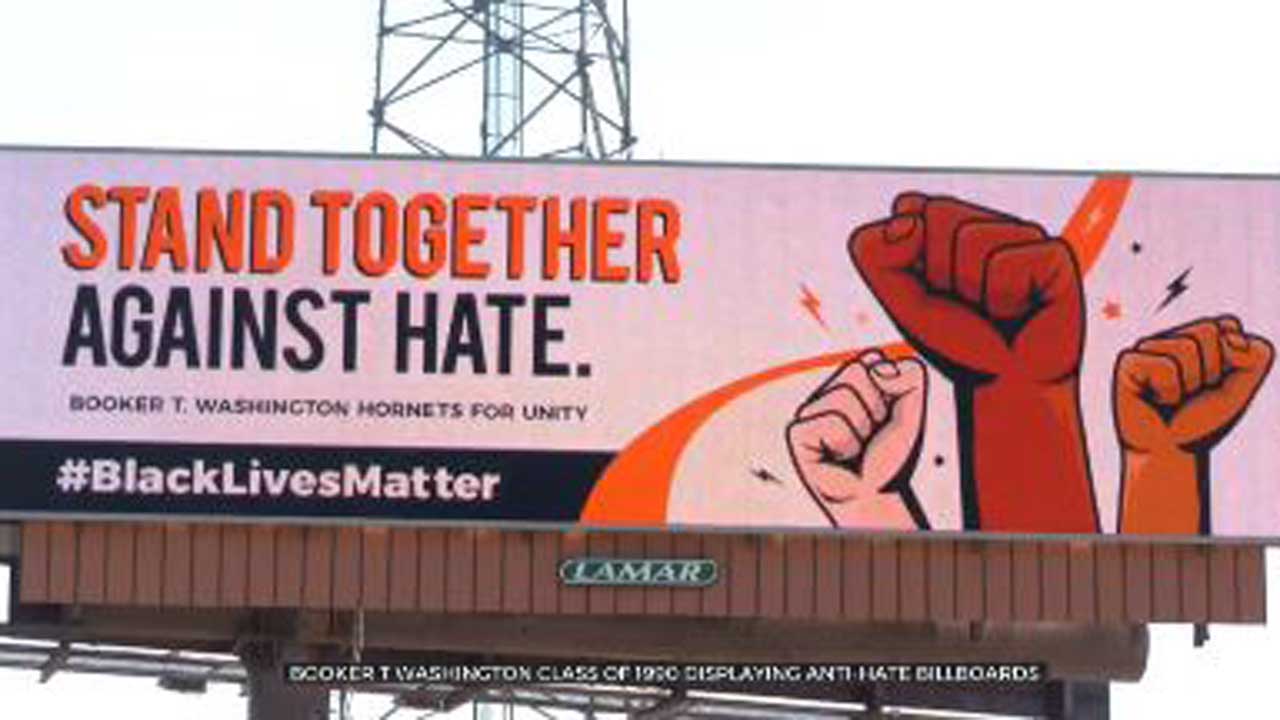  Booker T. Washington Alumni Create 'Silence Hate' Billboards
