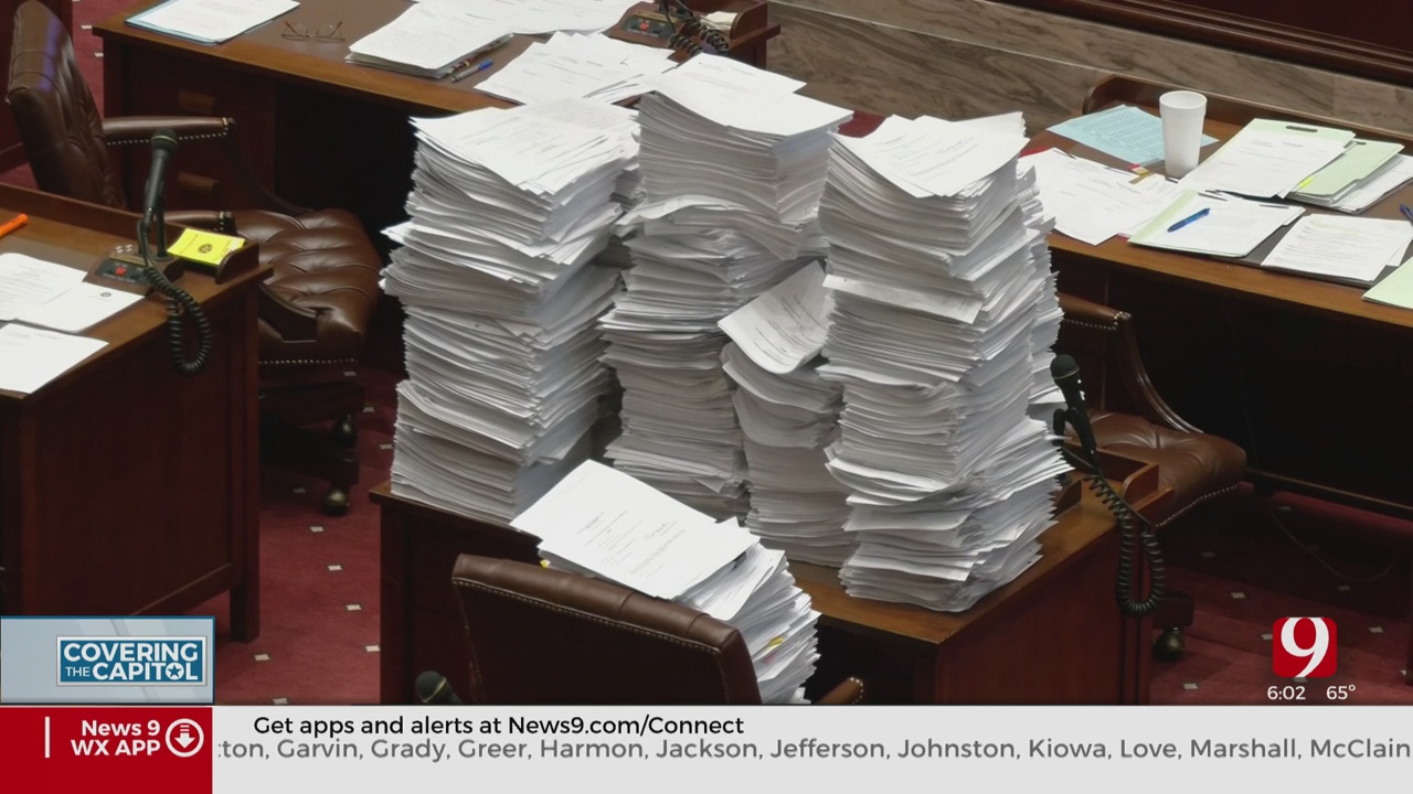 Oklahoma Legislature Tackles Mountain Of Bills To End Session 
