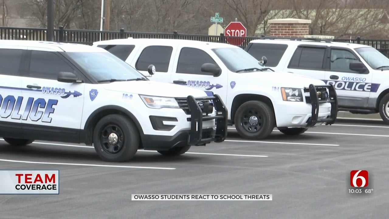 Owasso Students Express Concern After Increase In Threats, Police On Campus