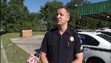 WEB EXTRA: Tulsa Police Discuss Meth Lab Remnants Found At Tulsa Car Wash