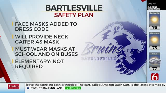 Multiple Northeastern Oklahoma School Districts To Require Face Masks