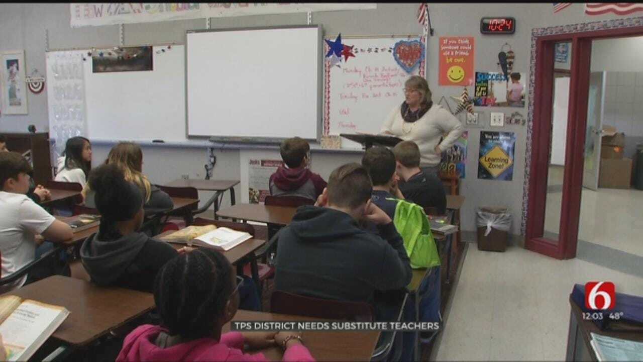 Substitute Teachers Needed, Says Tulsa Public Schools