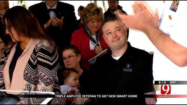 Triple Amputee Veteran Gets New 'Smart Home'