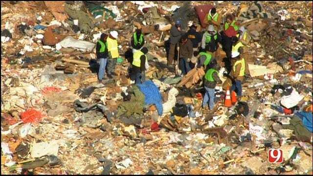 WEB EXTRA: Bob Mills SkyNews 9 HD Flies Over OKC Landfill Where Human Remains Were Found