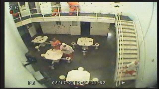 WEB EXTRA: Video Of Deadly Attack On Grady County Inmate