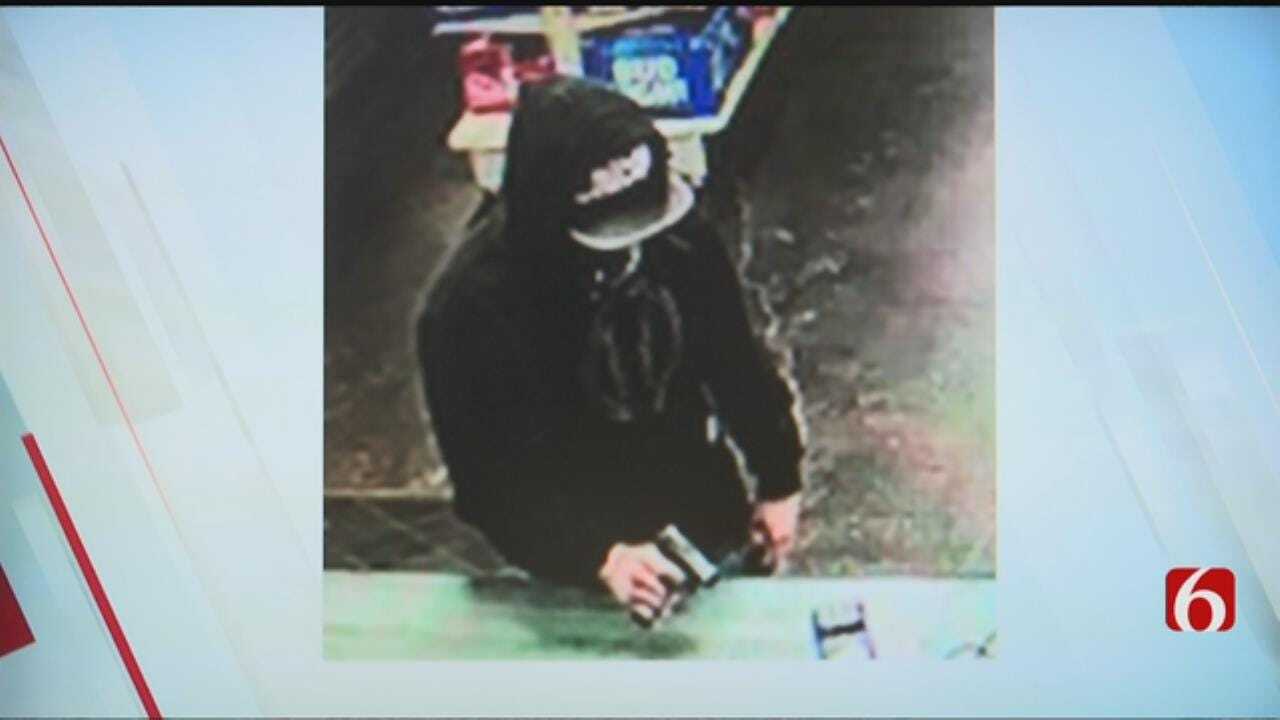 Tulsa Police Search For Armed Robbery Suspect