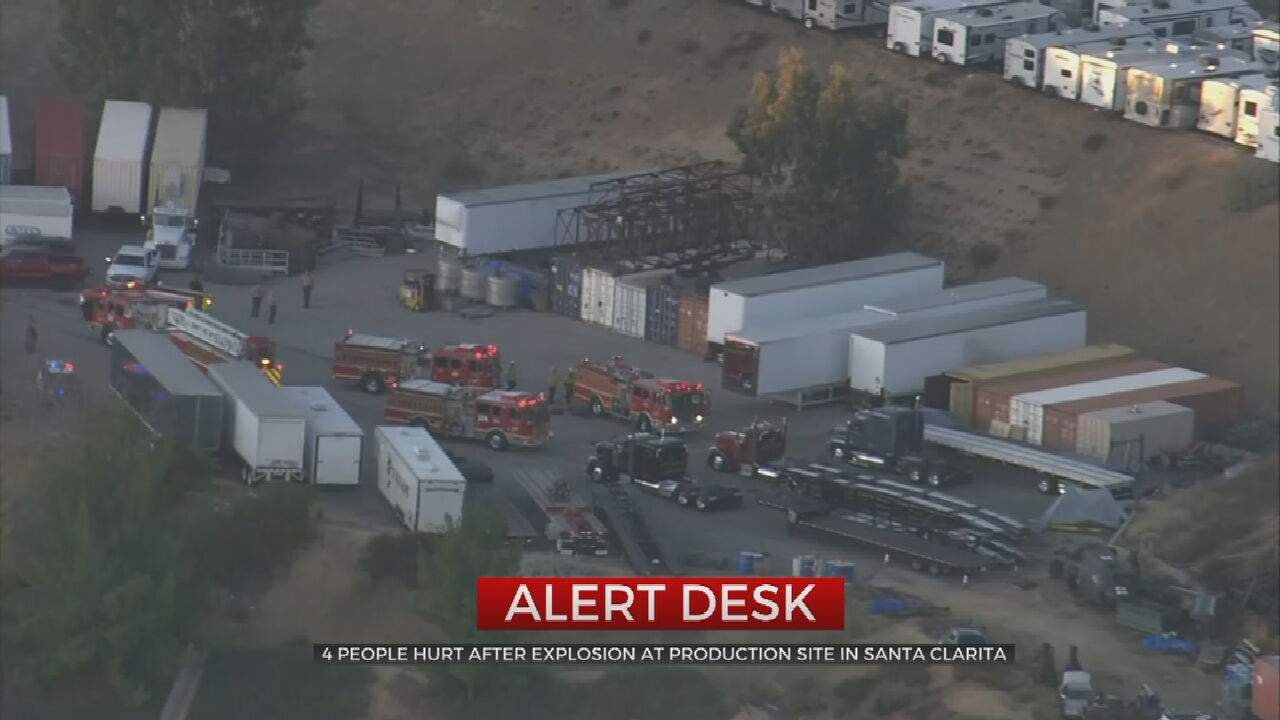 4 Hurt In Explosion At Los Angeles-Area Industrial Park