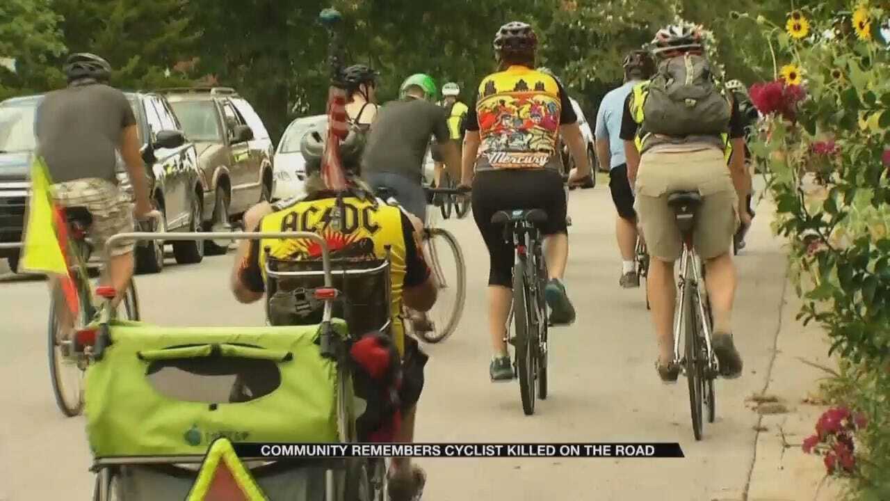 Friends Remember Tulsa Cyclist With Memorial Bike Ride