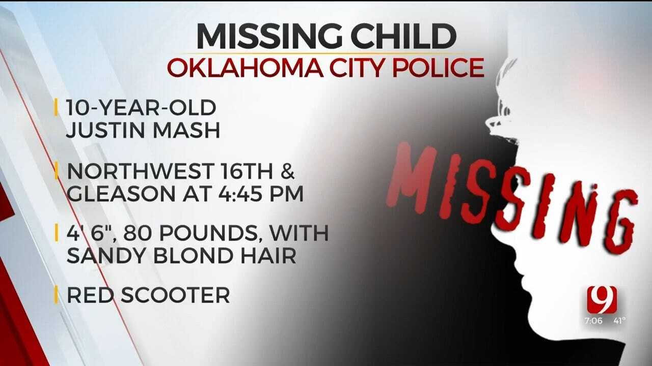 Oklahoma City Police Searching For Missing Child