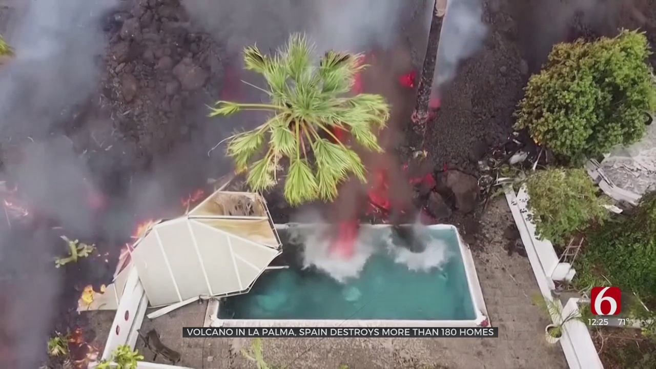 Volcano In La Palma, Spain Destroys More Than 180 Homes