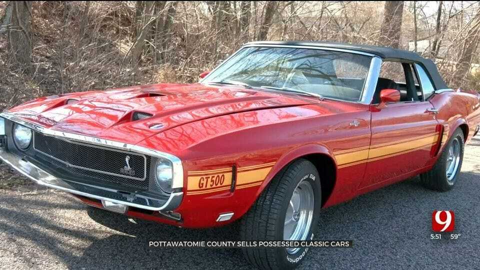 Pottawatomie County Auctions Off Classic Mustangs