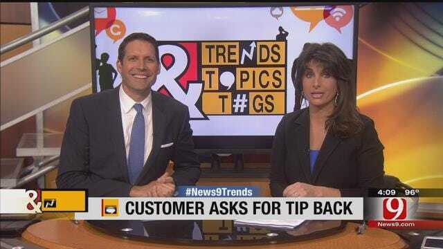 Trends, Topics, & Tags: Customer Asks For Tip Back