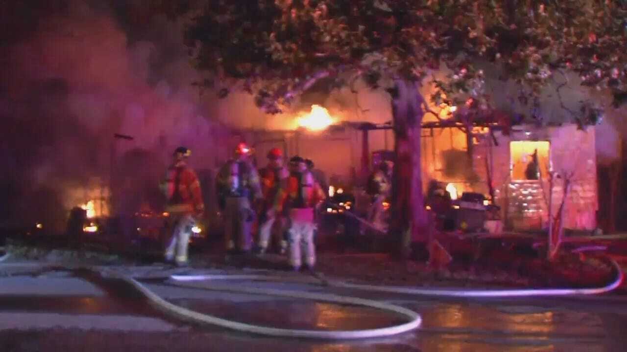 WEB EXTRA: Video From Berryhill House Fire