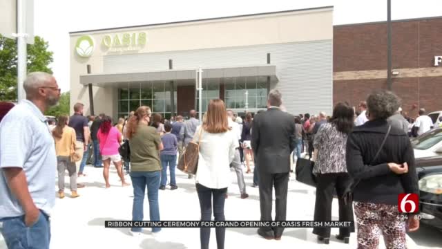 Ribbon Cutting Ceremony Held For Grand Opening Of Oasis Fresh Market In Tulsa