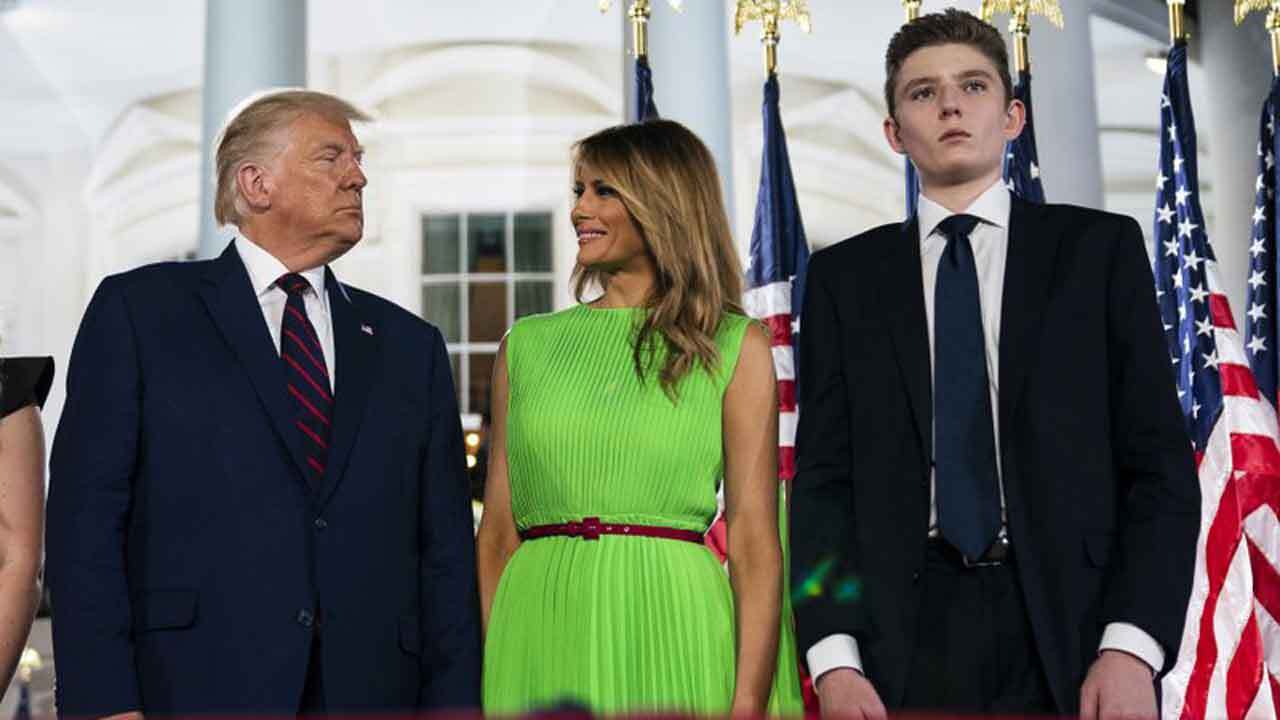 First Lady: Trumps' Teenage Son Tests Positive For COVID-19