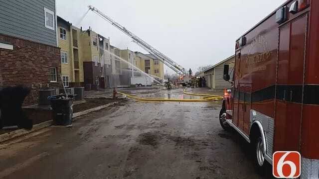 Fire Damages Broken Arrow Apartment Building Under Construction