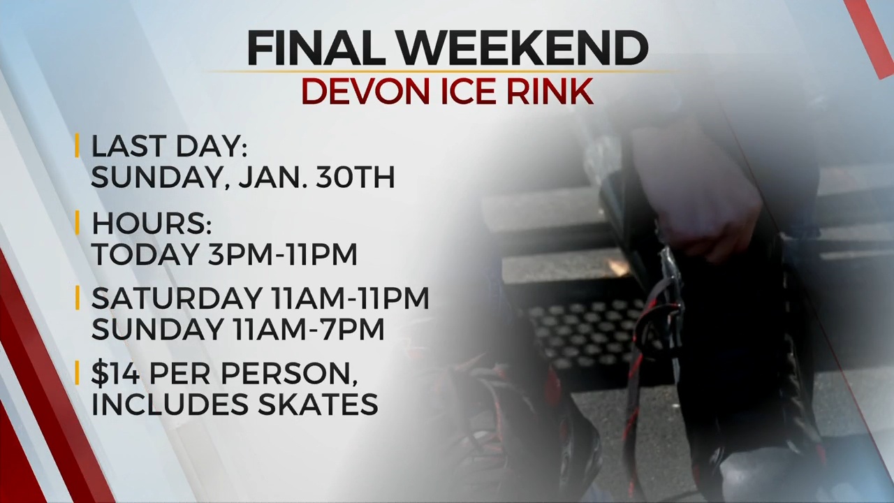 Devon Ice Rink In OKC Closes On Jan. 30