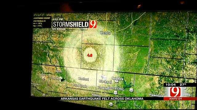 Two Earthquakes Rattle Residents All Over Oklahoma
