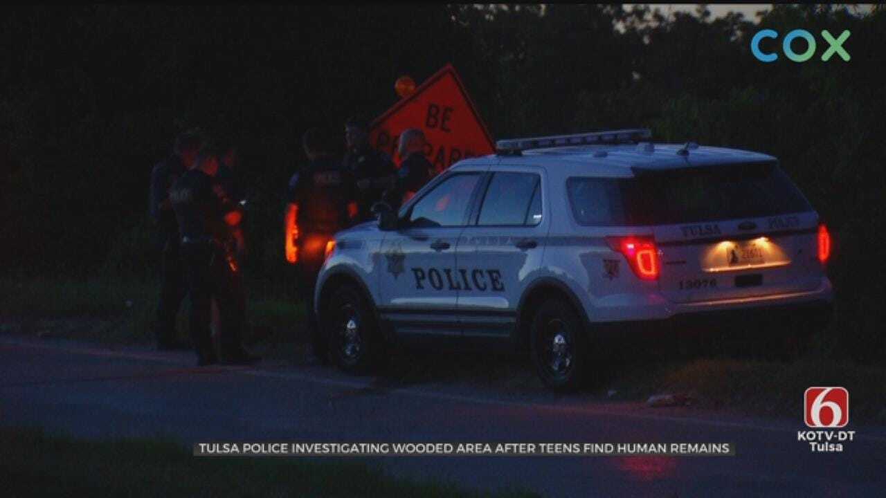 Tulsa Police Investigating Human Remains Found Near Creek