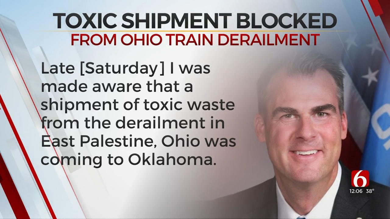 Gov. Stitt Blocks Shipment Of ‘Toxic Waste’ From Ohio