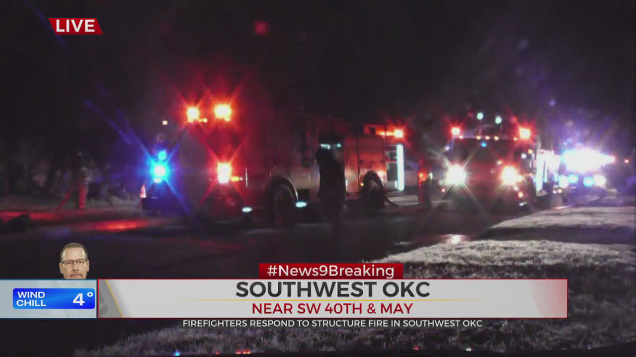 SW OKC Home Destroyed In Early Morning House Fire 