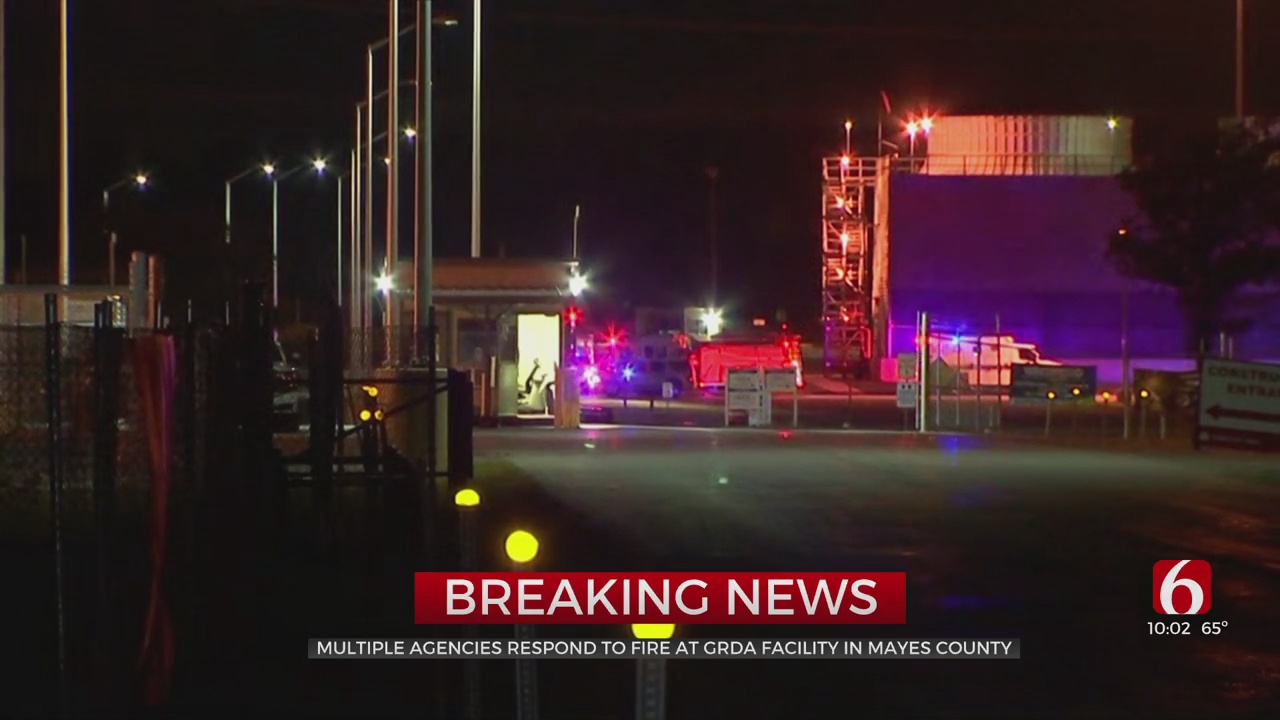GRDA Plant In Mayes County Catches Fire, No Injuries Reported, GRDA Confirms