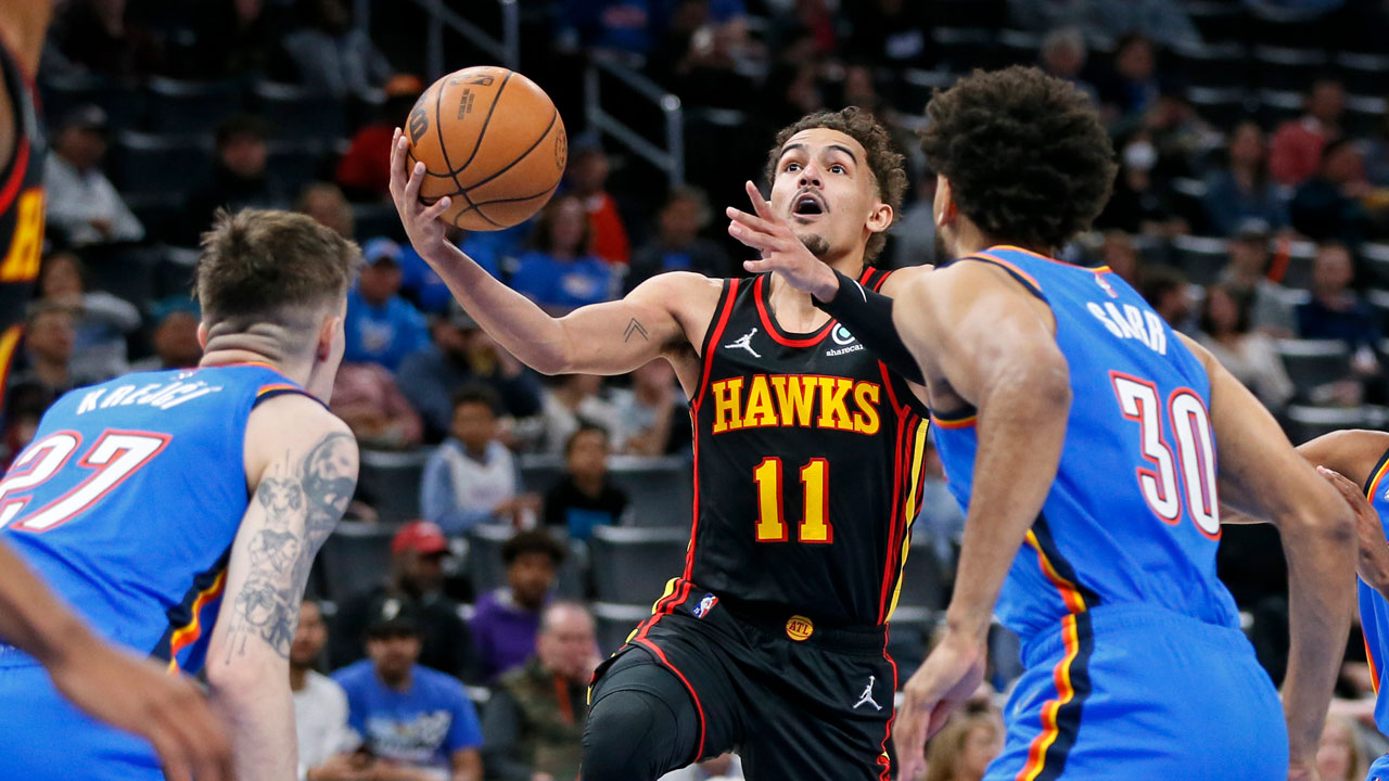 Young Scores 41 As Hawks Top Thunder 136-118