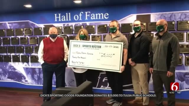 Tulsa Public Schools Receives $25,000 Donation For Student-Athletes