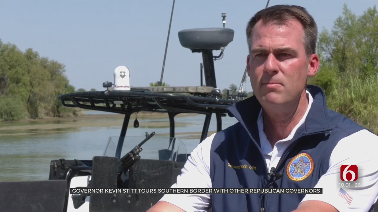 Gov. Stitt Returns To Oklahoma After Firsthand Look At Southern US Border 
