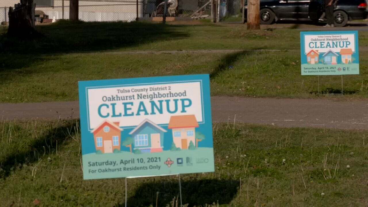 Tulsa County Holding Cleanup Event In Oakhurst Neighborhood
