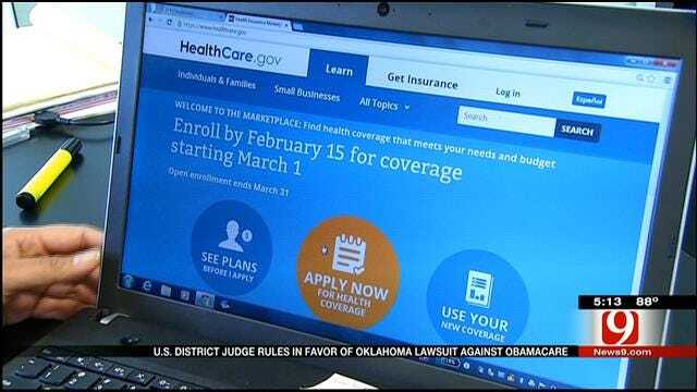 Oklahoma Wins Lawsuit Challenging Affordable Care Act