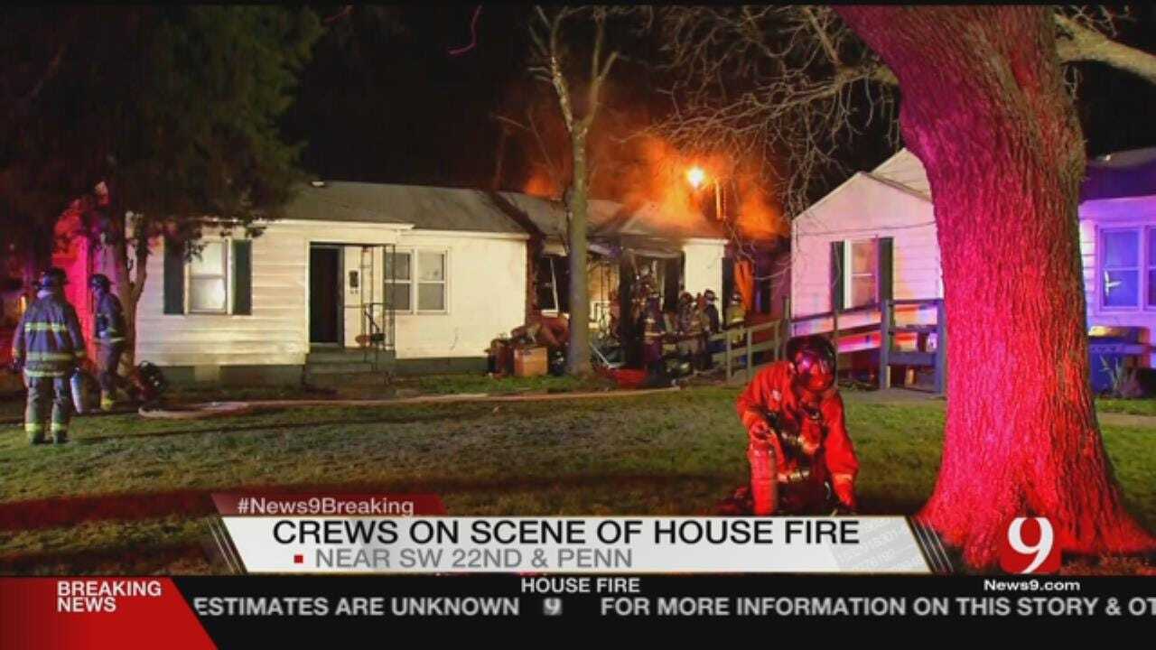 Vacant Duplex Catches Fire In SW OKC