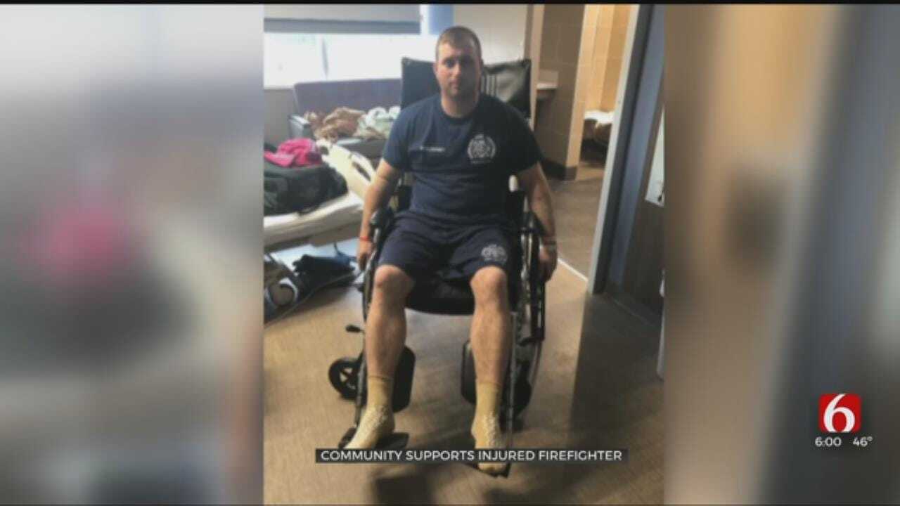 Community Supports Okmulgee Firefighter Injured In Rodeo