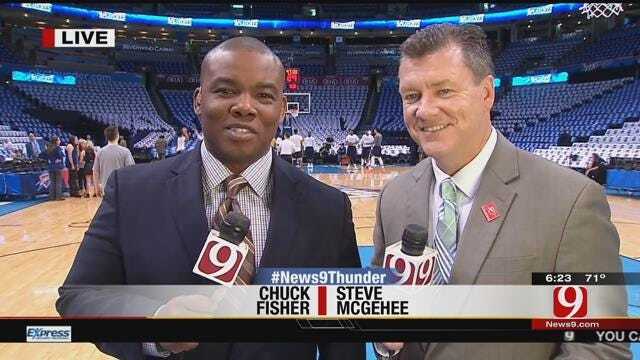 Thunder Report: Steve & Chuck's First Round Predictions