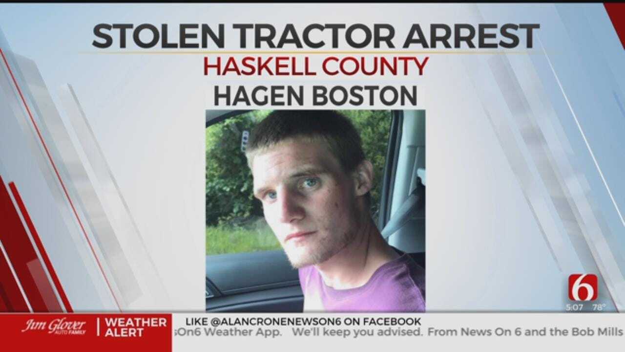 Haskell County Deputies Recover Stolen Tractor, Make Arrest