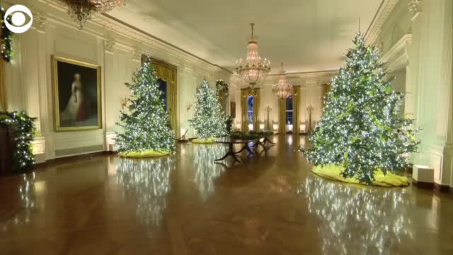 WATCH: Christmas Decorations Are Up At The White House 