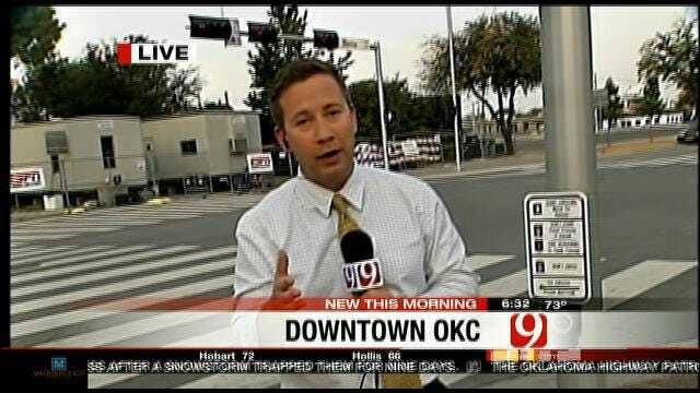 Downtown OKC Streets Shut Down For NBA Finals