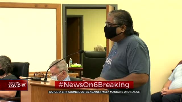 Sapulpa City Council Votes Against Mask Mandate 