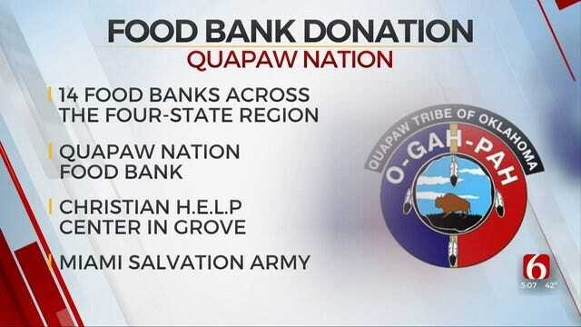Quapaw Nation Helps Fight Hunger In Green Country