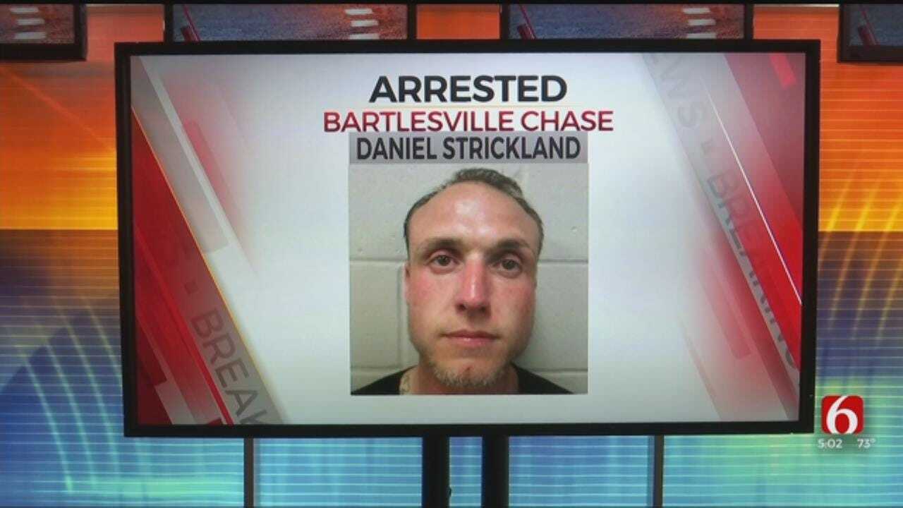 Police: Bartlesville Man Tries To Run From The Law, Ends Up In Jail