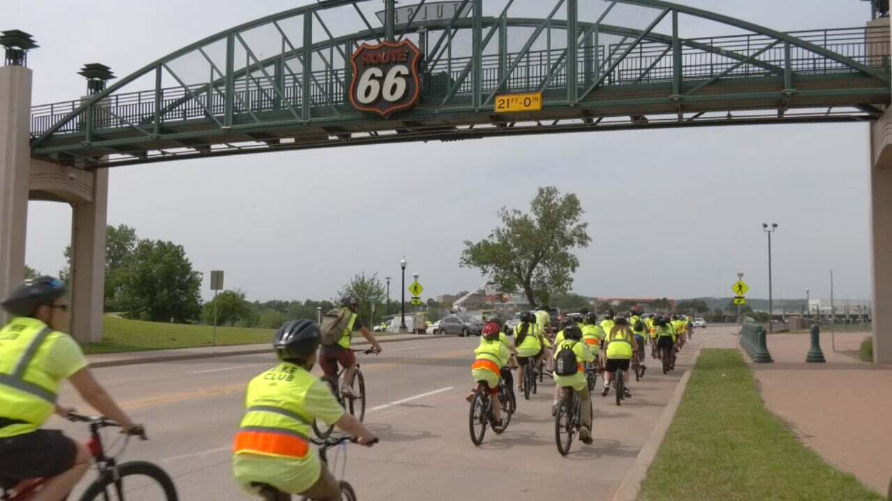 Bike Club Celebrates End Of Year With Ride From Guthrie Green To Gathering Place