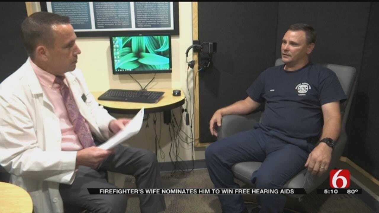 Deserving Broken Arrow Firefighter Receives Free Hearing Aids