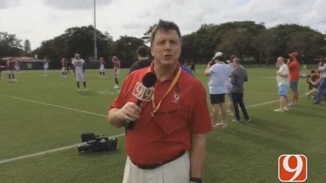 Dean Blevins Reports From OU Practice