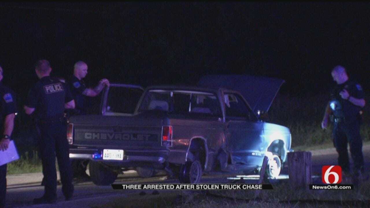 Police: Spike Strips Used To End Tulsa Police Chase