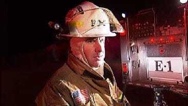 WEB EXTRA: Sand Springs Fire Assistant Chief Mike Wood Talks About House Fire