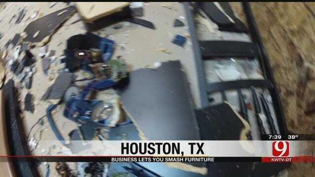 Texas Business Lets You Smash Furniture