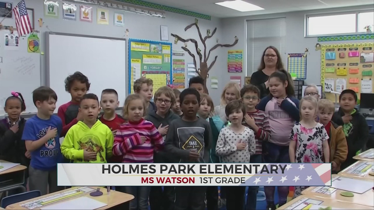 Daily Pledge: Holmes Park Elementary