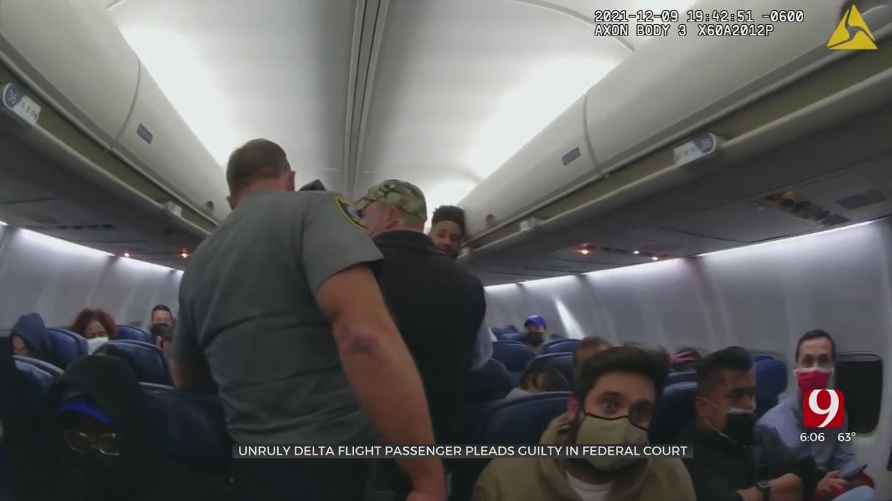 Los Angeles Man Pleads Guilty To Interference With Flight Attendant On Flight Diverted To OKC