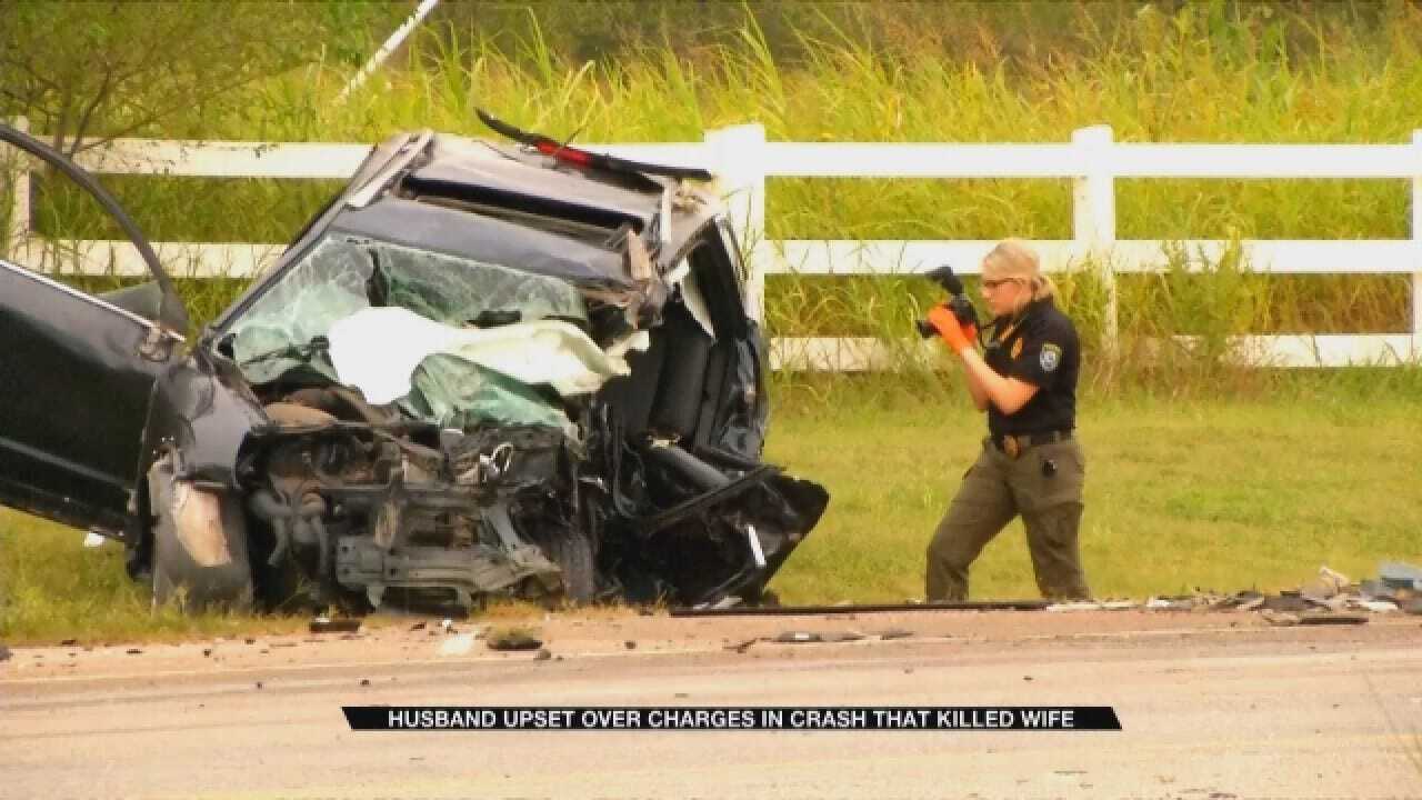OKC Husband Upset Over Charges In Deadly Crash That Killed His Wife
