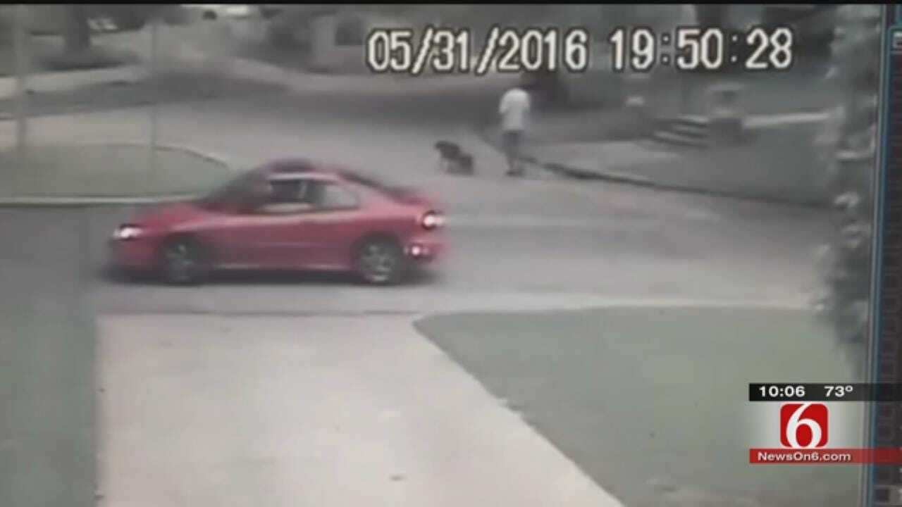 Surveillance Video Captures Armed Robbery In Tulsa Neighborhood